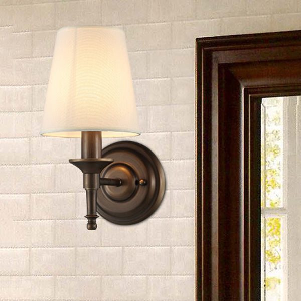 Modern Style Cylinder Wall Light Sconces Metal 1 Light Wall Lighting
