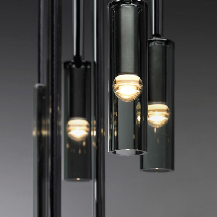 Half Cylinder Shade Crystal Wall Sconce Modern 1 Light Wall Mount Light Fixture in Black