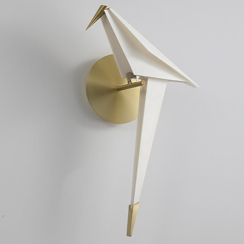 Nordic Style Metal Wall Light Bird Shape LED Wall Sconce for Living Room