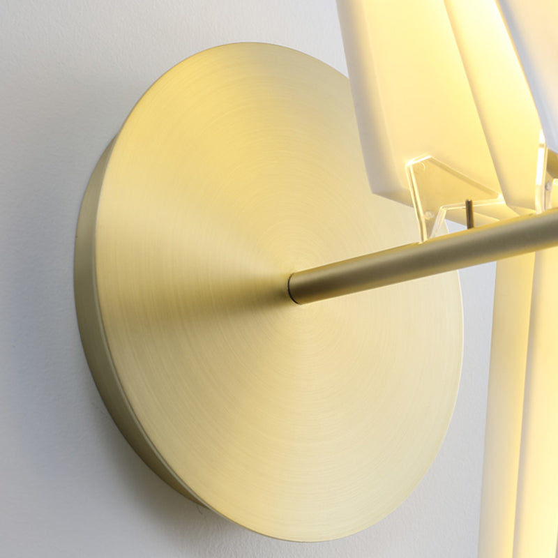 Nordic Style Metal Wall Light Bird Shape LED Wall Sconce for Living Room