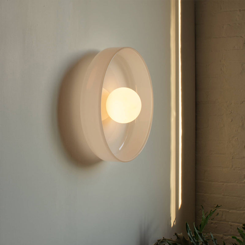 Modern Style Globe Wall Mounted Lamps Glass 1 Light Wall Sconces
