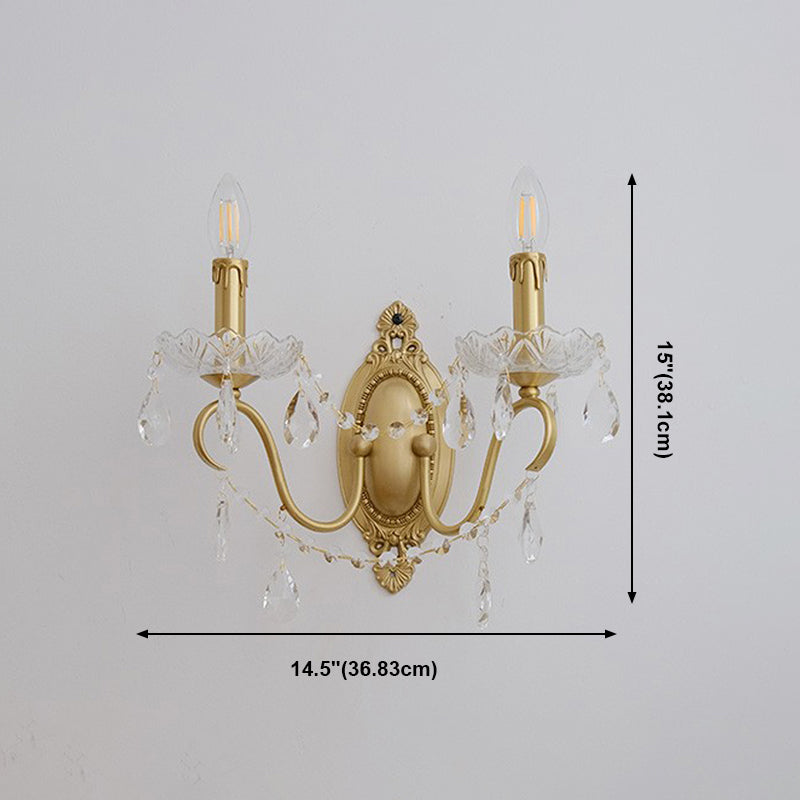 Modern Style Geometric Wall Light Sconces Metal Multi Lights Wall Lighting