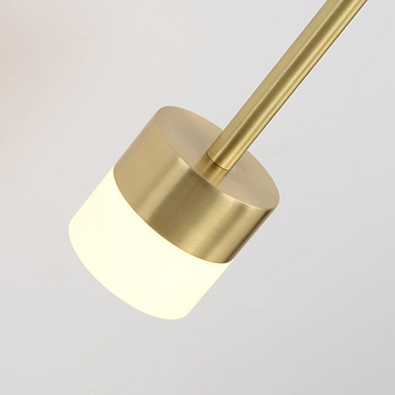 Modern Style Cylinder Wall Light Sconce Metal 1 Light Wall Lighting
