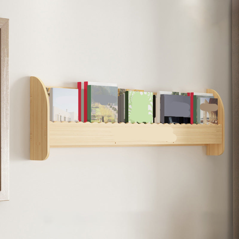 Floating Wooden Shelf Bookcase Modern & Contemporary Bookshelf