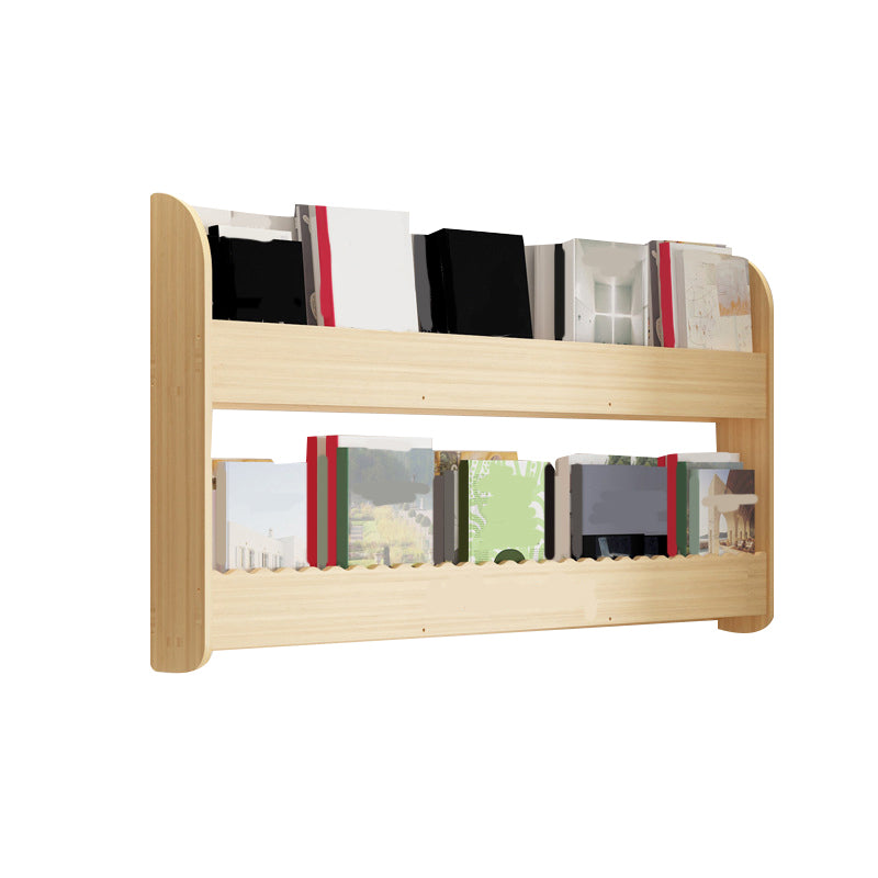 Floating Wooden Shelf Bookcase Modern & Contemporary Bookshelf