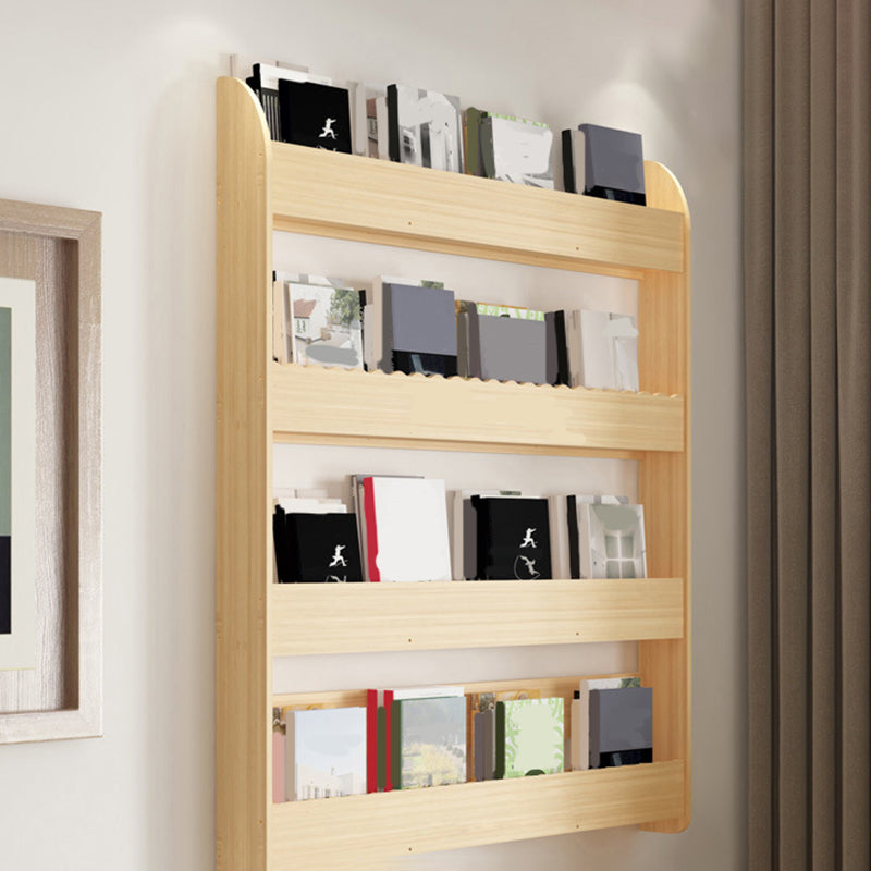 Floating Wooden Shelf Bookcase Modern & Contemporary Bookshelf
