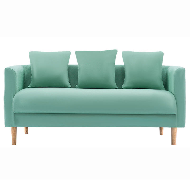Linen Sofa Tuxedo Arm Tight Back 23.62" Wide Sofa for 3 people