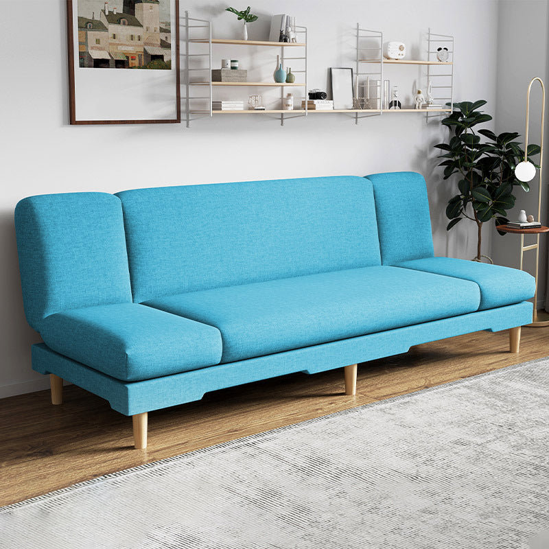 Fabric Modern Tight Back Sofa 31.49" High Armless Sofa for Living Room