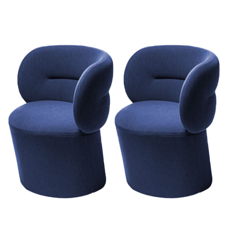 Nordic Style with Fabric Seat Armless Fixed Back Parsons Chair