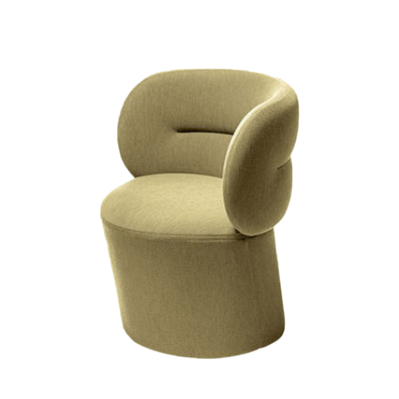 Nordic Style with Fabric Seat Armless Fixed Back Parsons Chair