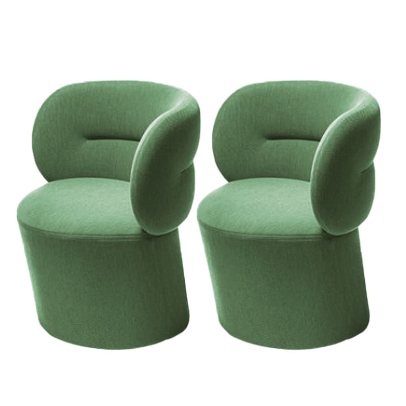 Nordic Style with Fabric Seat Armless Fixed Back Parsons Chair