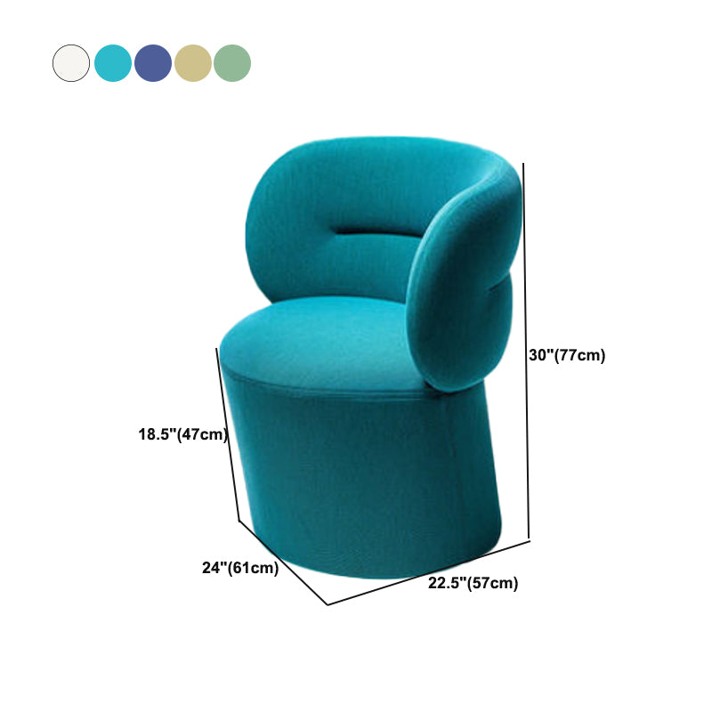 Nordic Style with Fabric Seat Armless Fixed Back Parsons Chair
