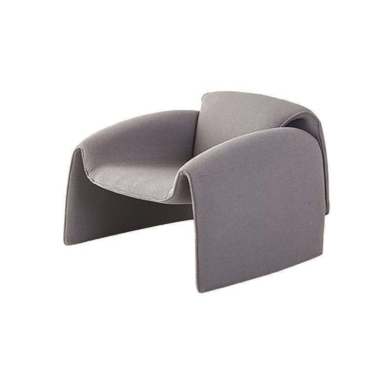 28.35" Wide Scandinavian Style Single Sofa Chair Polyester Arm Chair for Bedroom