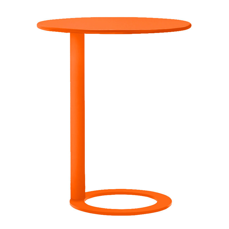 Minimalist Metal Side End Table Pedestal Side End Table for Bedroom