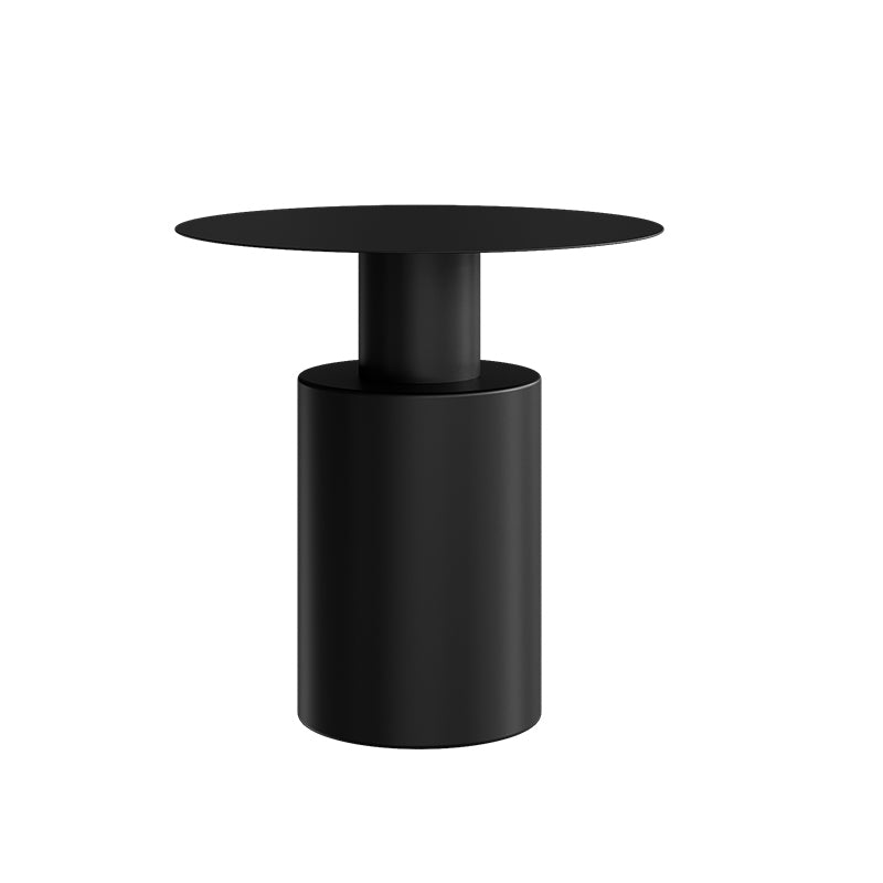 Metal Side End Table Pedestal Side End Table for Living Room