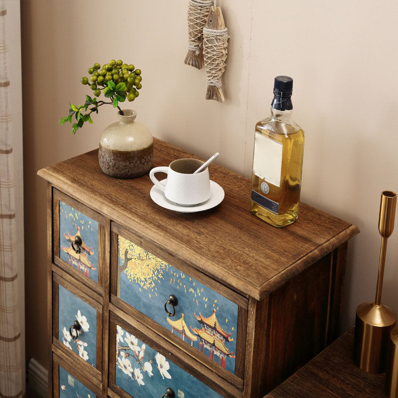 11.81-inch Width Storage Chest Traditional Solid Wood Dresser