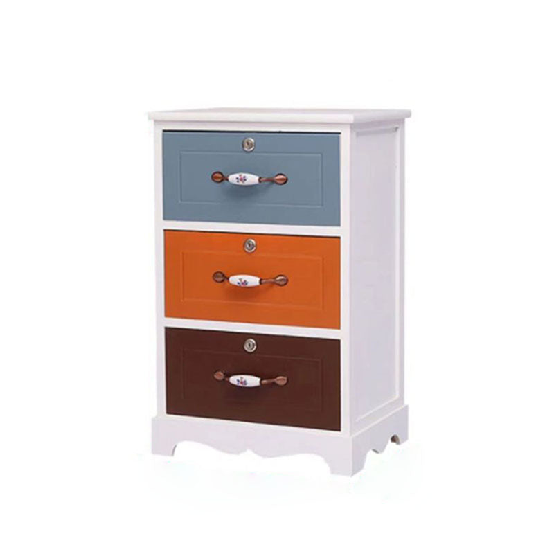 Traditional Storage Chest Solid Wood Storage Chest Dresser for Living Room