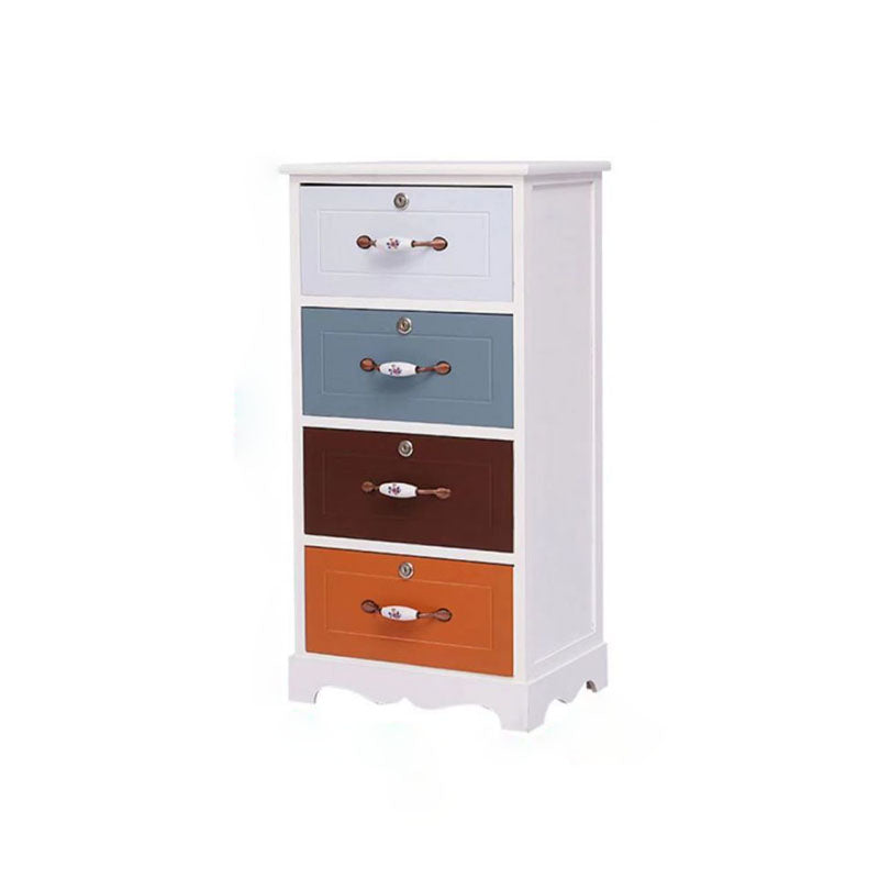 Traditional Storage Chest Solid Wood Storage Chest Dresser for Living Room