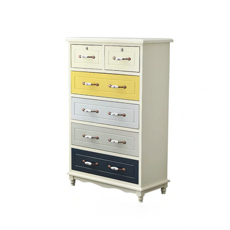 Traditional Storage Chest Solid Wood Storage Chest Dresser for Living Room