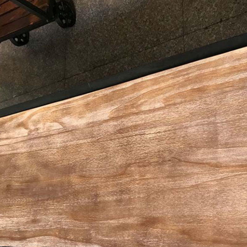 Industrial Iron & Pine Wood TV Stand for TVs 19.69" H 4 Doors TV Console