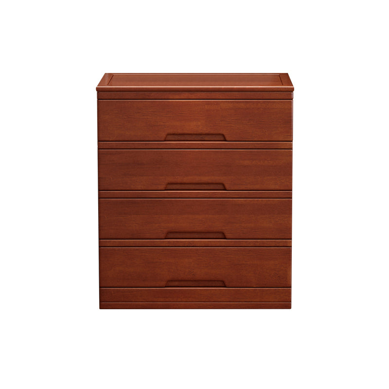 Modern Rectangle Cabinet Grooves Wood Side Cabinet with Drawer