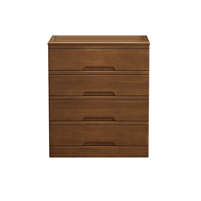 Modern Rectangle Cabinet Grooves Wood Side Cabinet with Drawer