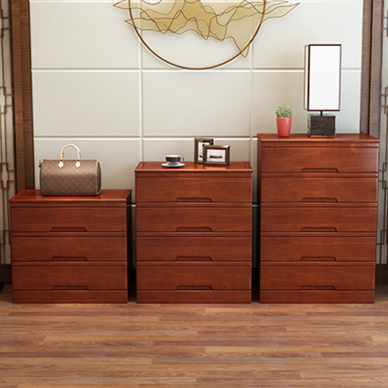 Modern Rectangle Cabinet Grooves Wood Side Cabinet with Drawer