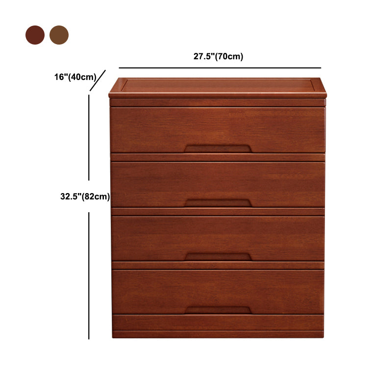 Modern Rectangle Cabinet Grooves Wood Side Cabinet with Drawer