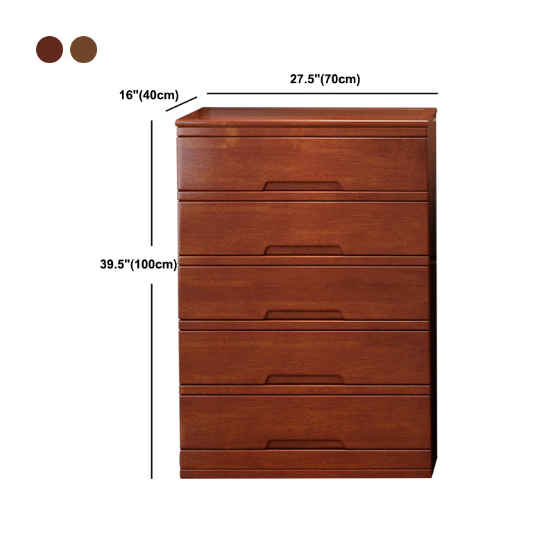 Modern Rectangle Cabinet Grooves Wood Side Cabinet with Drawer