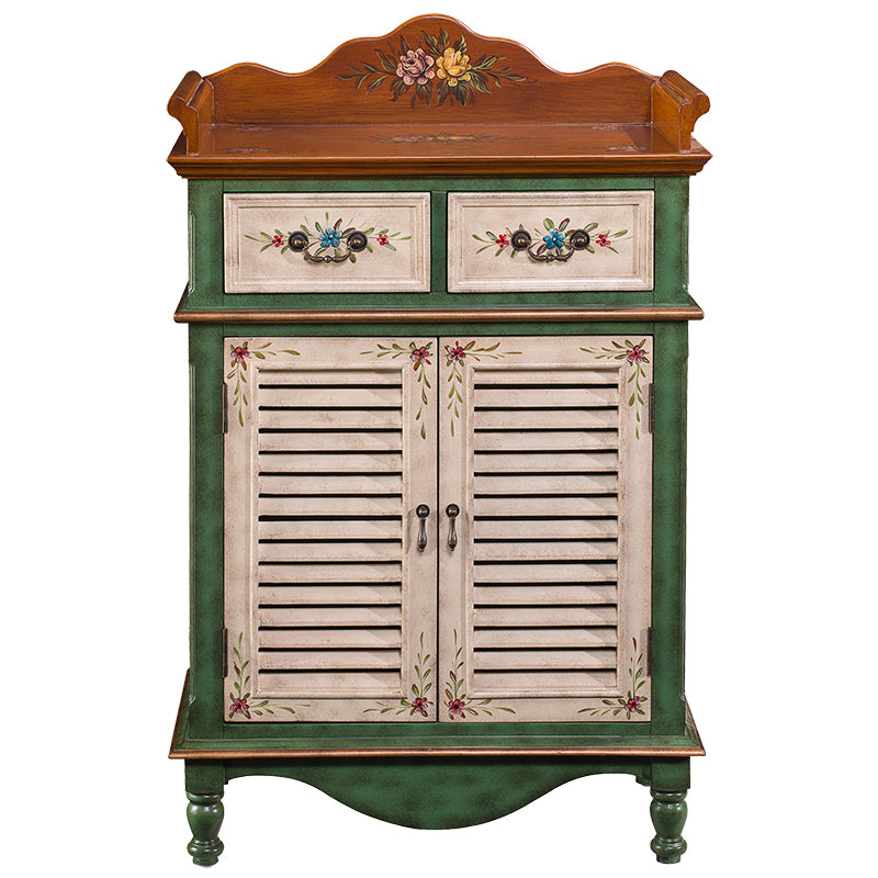 Mid-Century Modern Rectangle Cabinet Standard Side Cabinet with Drawer