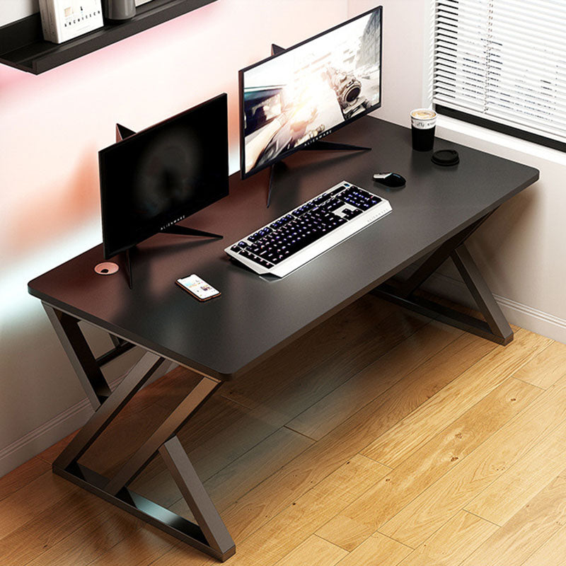 29.5" H Wooden Writing Desk Rectangular Contemporary Computer Desk