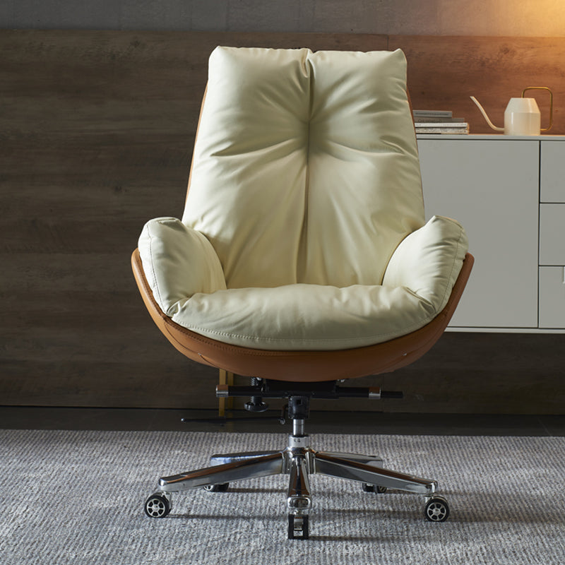 31"W Contemporary Arm Chair Upholstered Tilt Mechanism Executive Chair