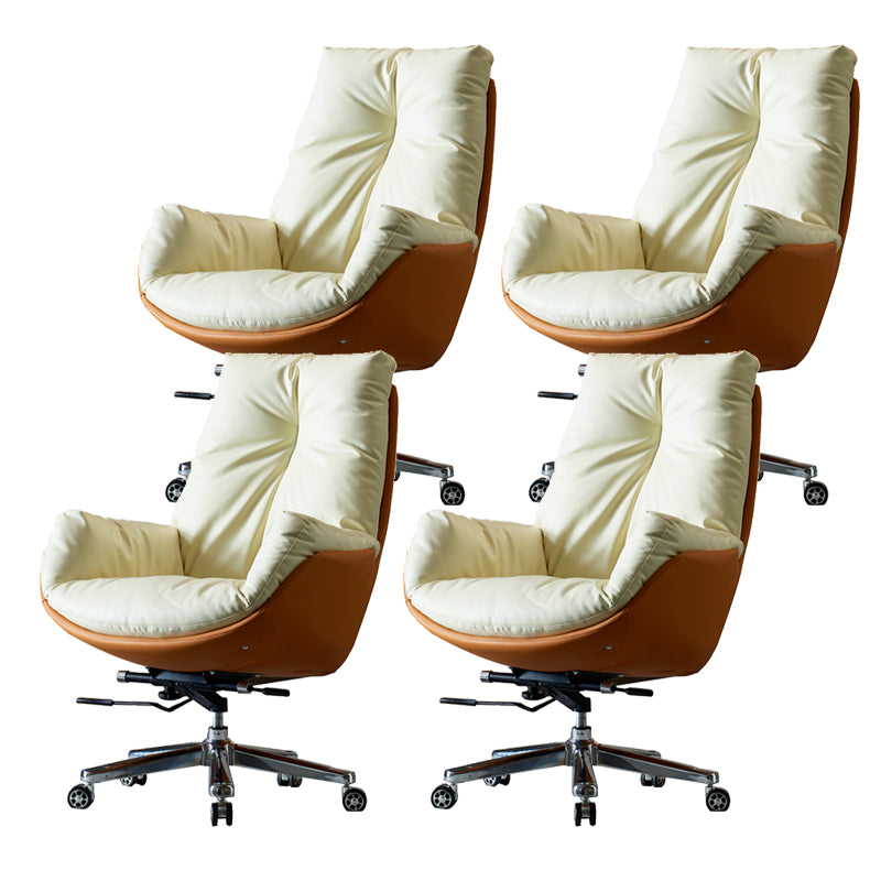 31"W Contemporary Arm Chair Upholstered Tilt Mechanism Executive Chair