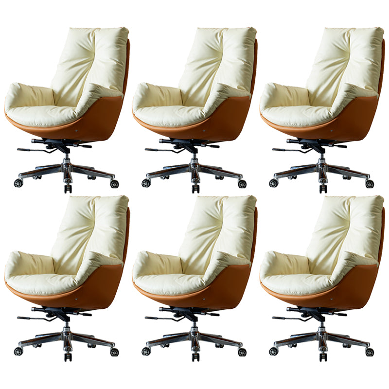 31"W Contemporary Arm Chair Upholstered Tilt Mechanism Executive Chair