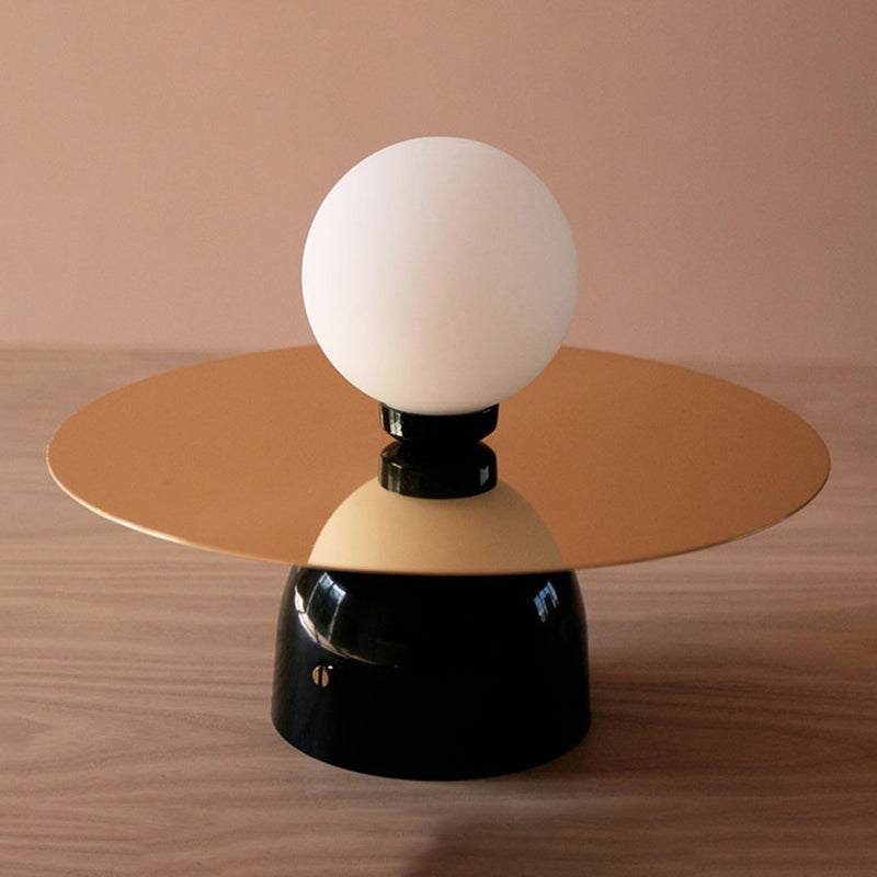 Modern Style Sphere Wall Light Sconces Glass 1 Light Wall Lighting Ideas in Gold