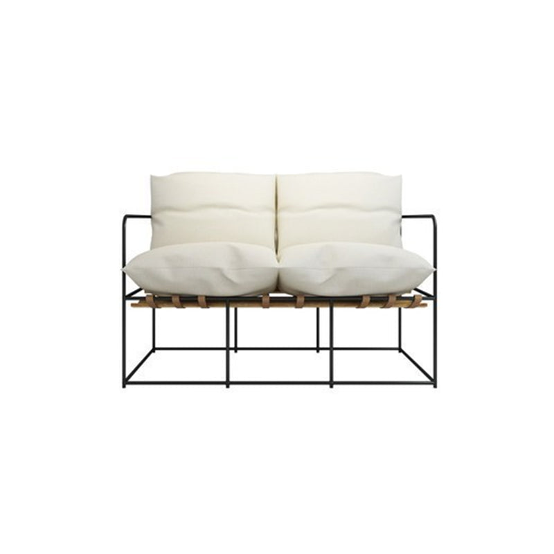 Standard Sofa 26.7" W Square Arm Sofa with Metal Frame for Living Room