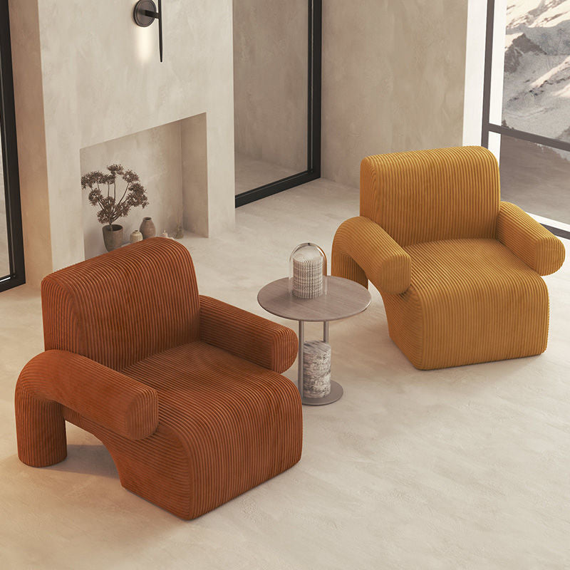 Nordic Arms Included Round Arms Tight Back Living Room Accent Armchair