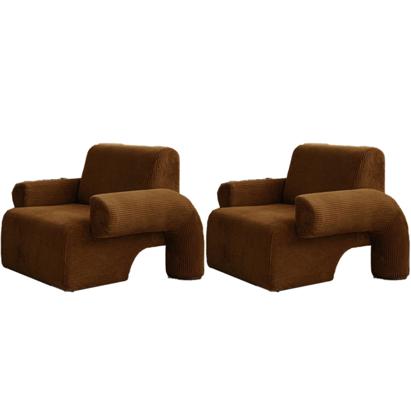 Nordic Arms Included Round Arms Tight Back Living Room Accent Armchair