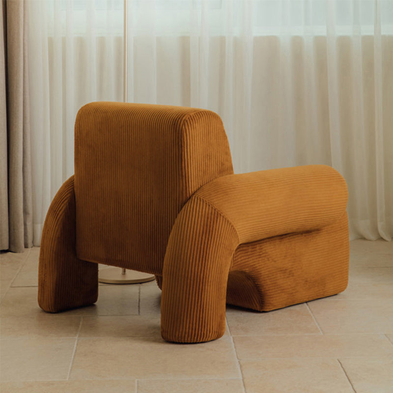 Nordic Arms Included Round Arms Tight Back Living Room Accent Armchair