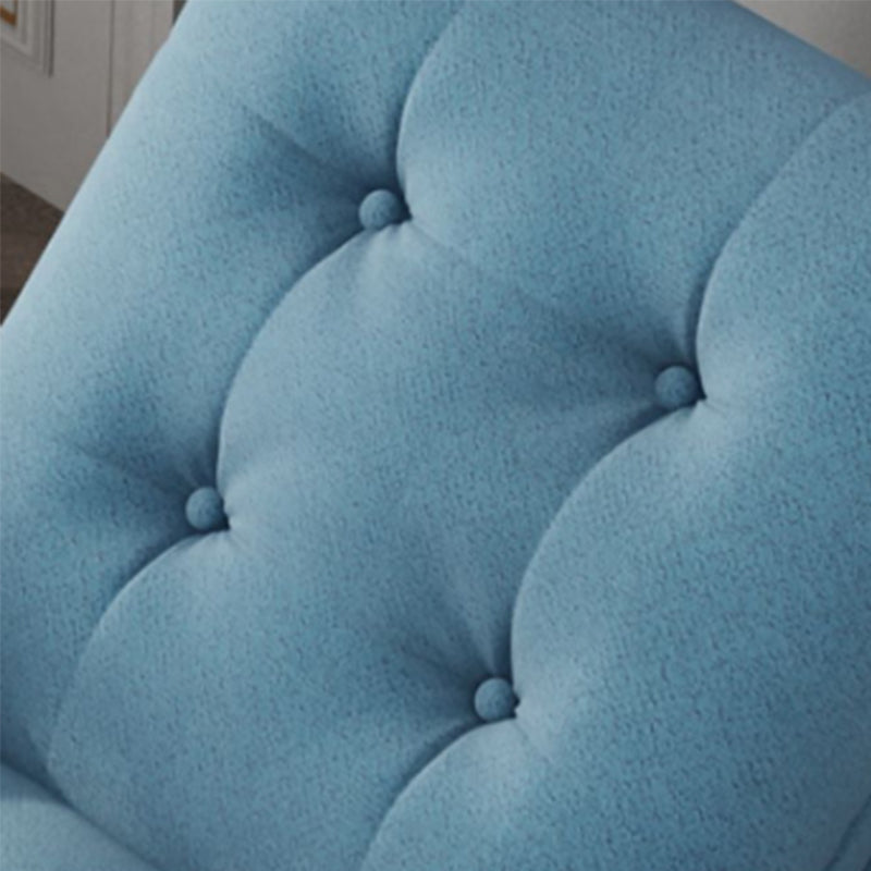 Contemporary Arms Included Basic Four Leg Biscuit Back Accent Room Chair