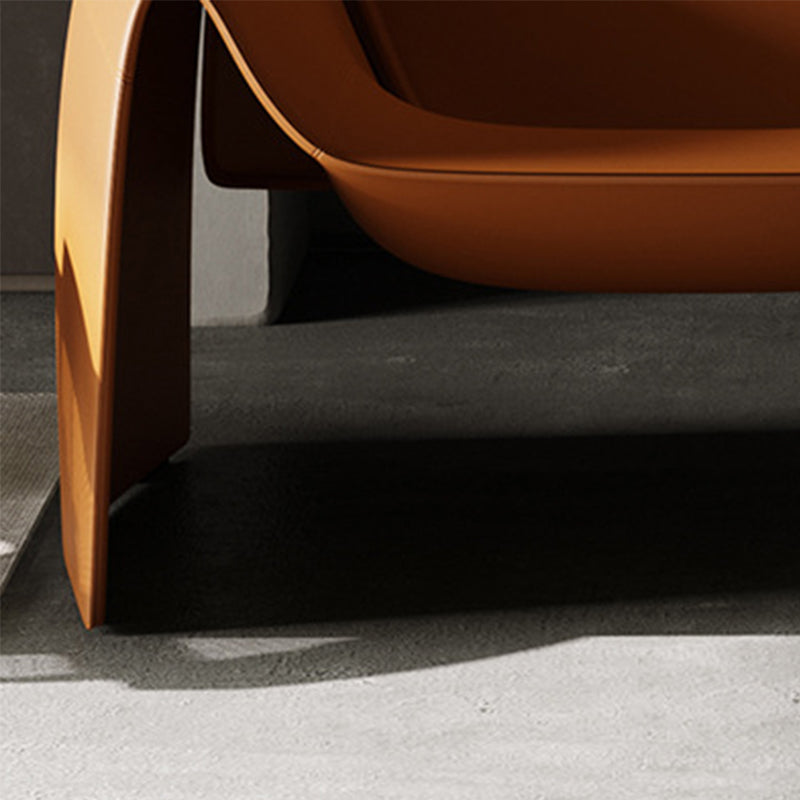 32.68" Wide Contemporary Style Single Sofa Chair Leather Arm Chair