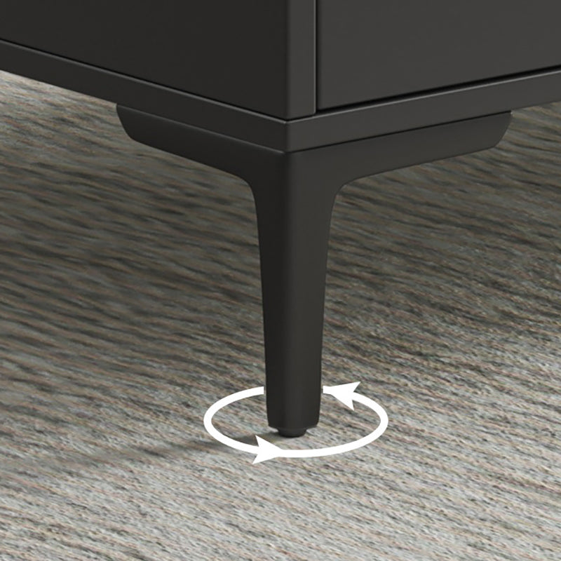 Glam 4 Legs Coffee Table Artificial Panel Rectangular Home Cocktail Table