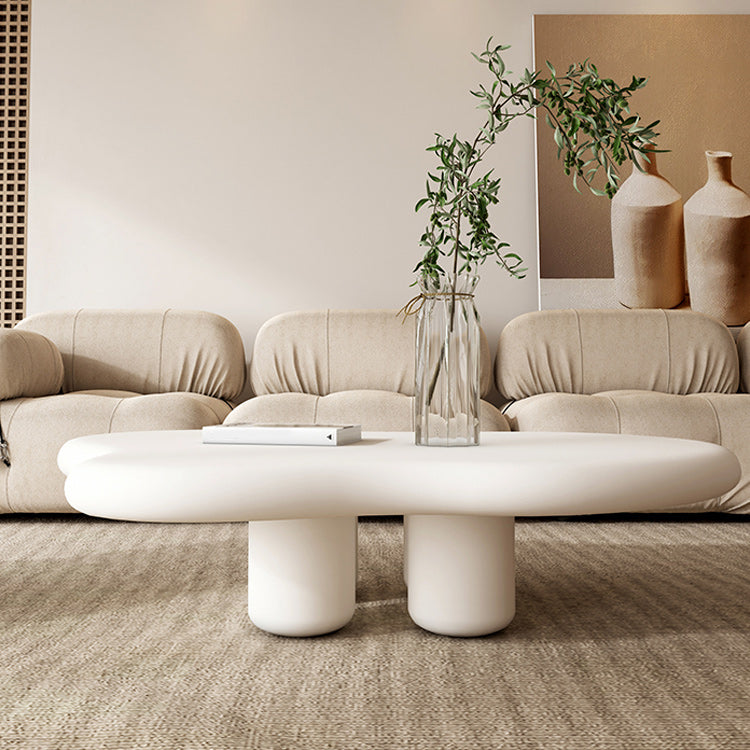 Scandinavian 3 Legs Coffee Table Free form Wooden Coffee Table for Home