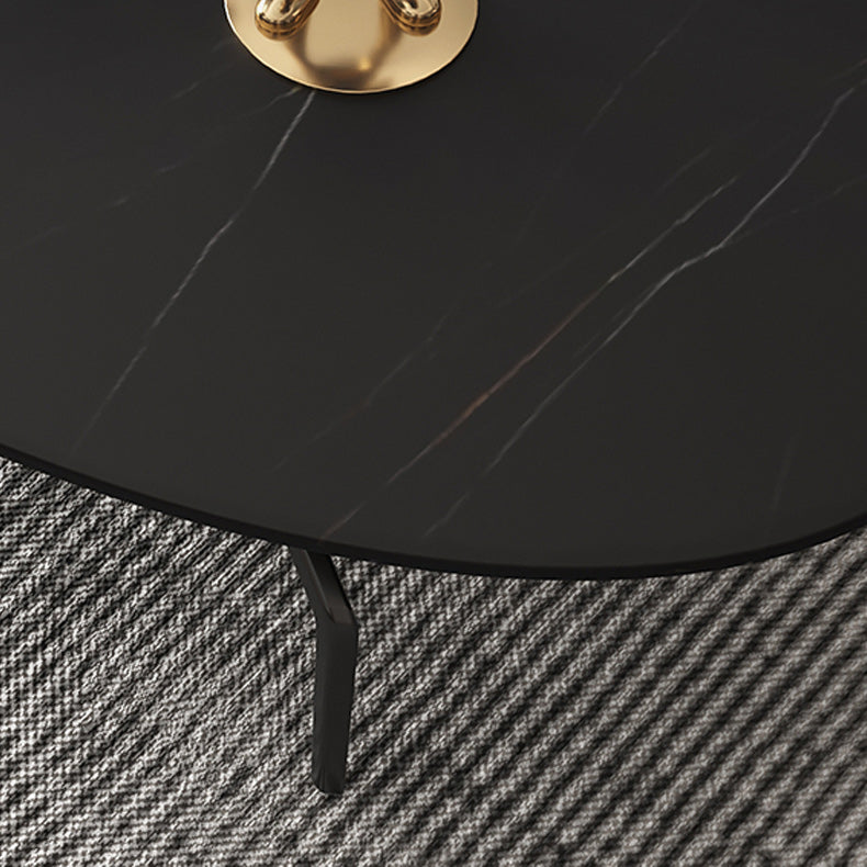 Glam Slate Coffee Cocktail Table  4 Legs Cocktail Table for Living Room