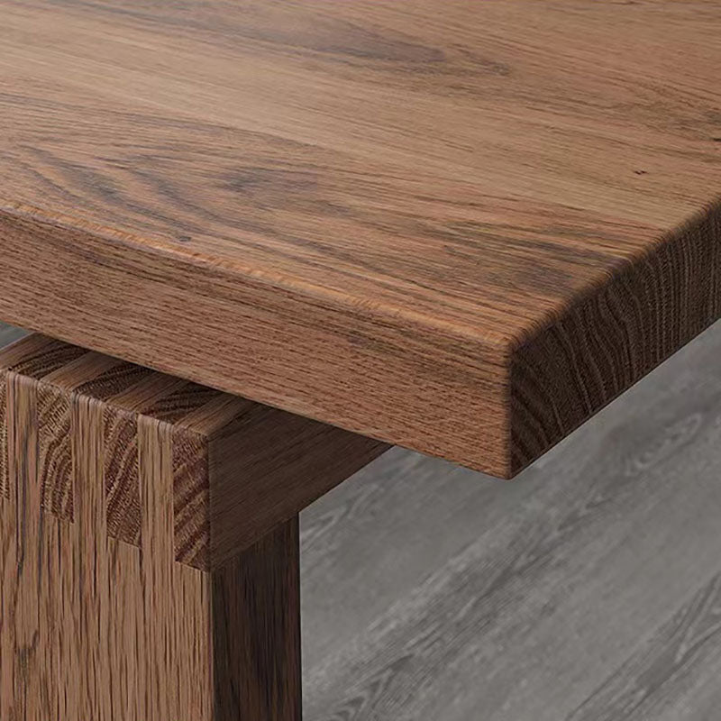 Simplicity Style Dining Room Table Brown Table for Home Kitchen