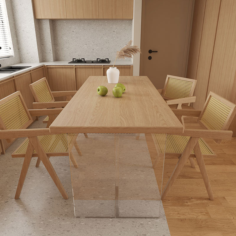Simplicity Style Dining Table Natural Table for Home Kitchen without Chair