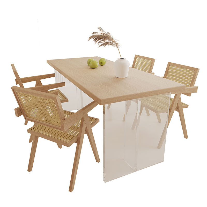 Simplicity Style Dining Table Natural Table for Home Kitchen without Chair