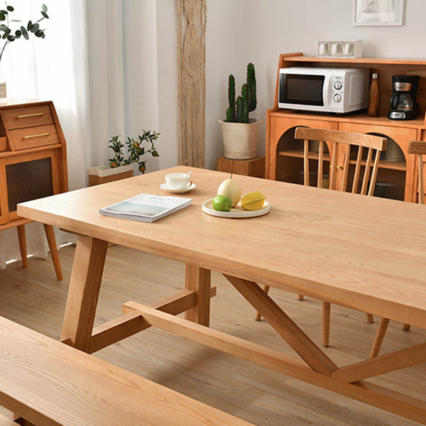Simplicity Style Dining Table Solid Wood Table for Home and Kitchen