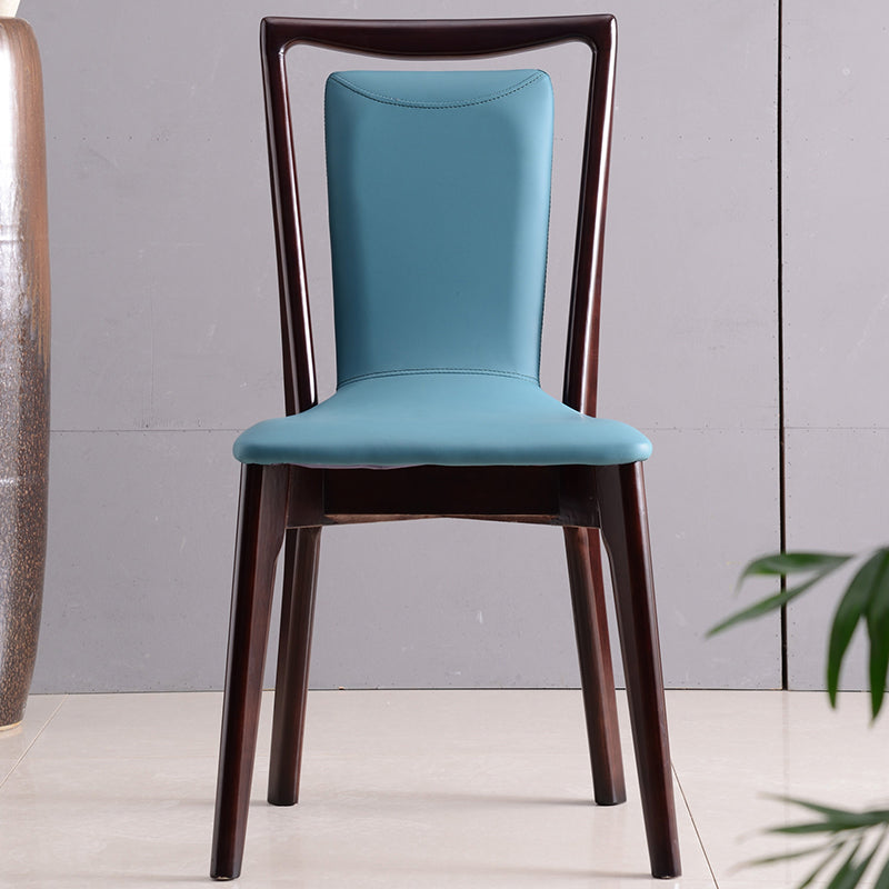 Solid Wood Traditional Dining Chair Matte Finish Side Chair for Home