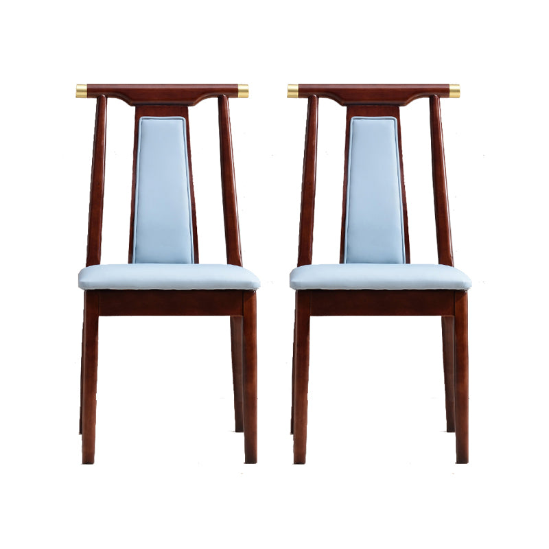 Solid Wood Traditional Dining Chair Matte Finish Side Chair for Home